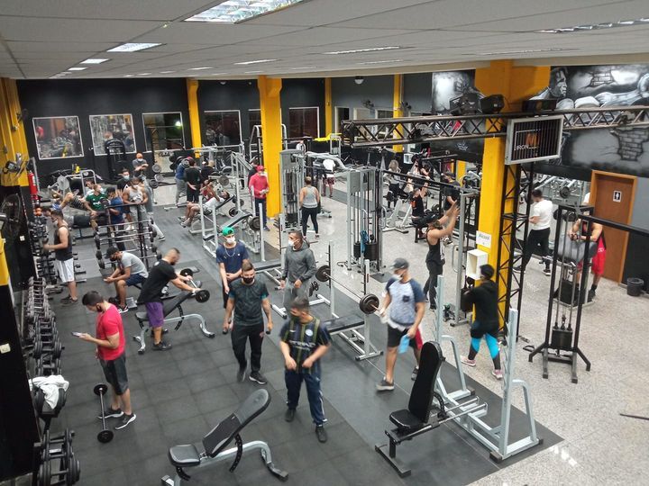 Imagem da estrutura da academia
