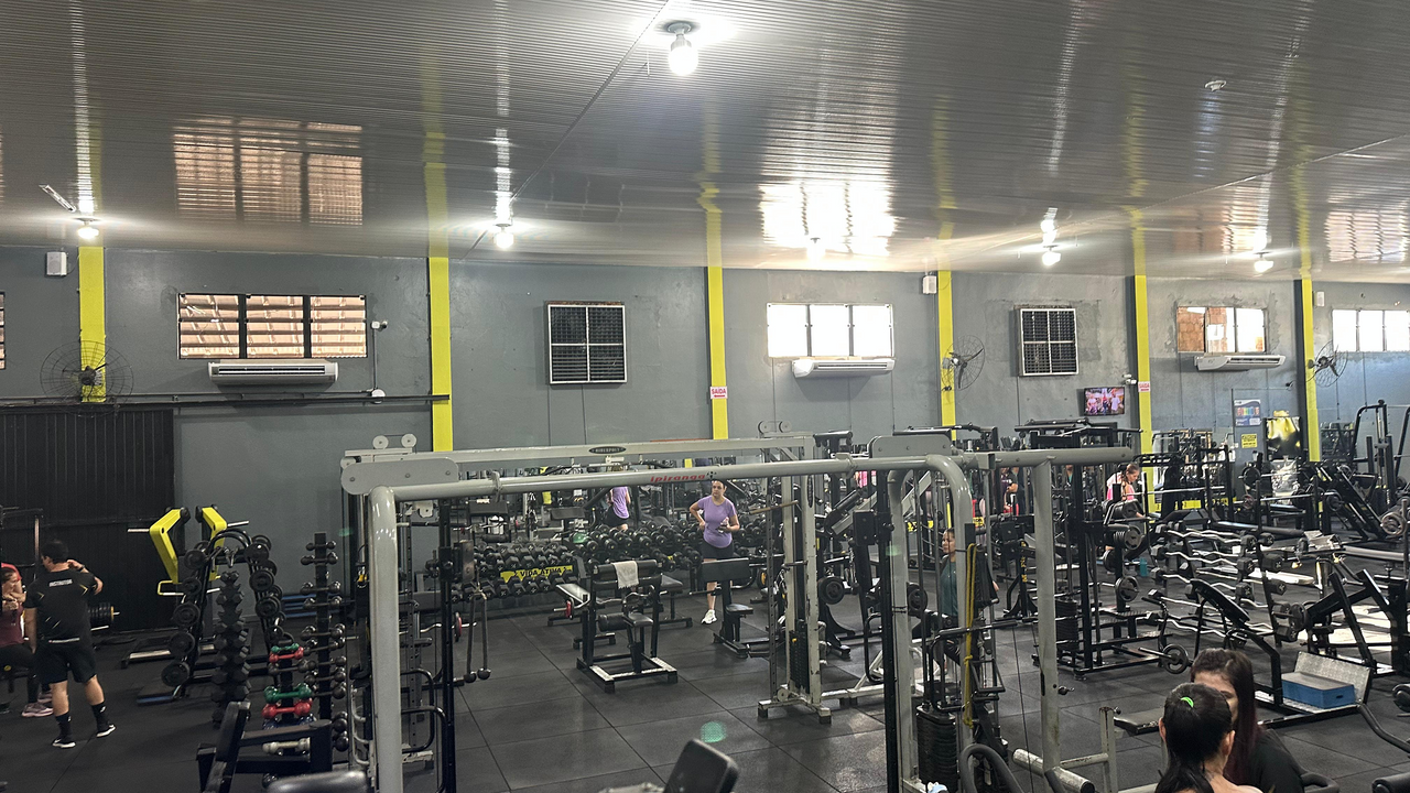 Imagem da estrutura da academia