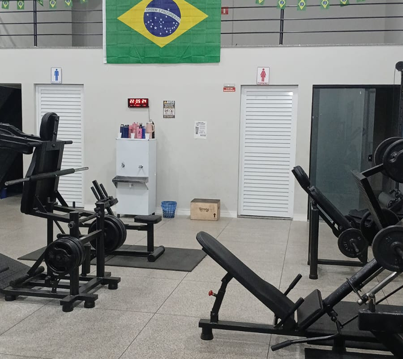 Imagem da estrutura da academia