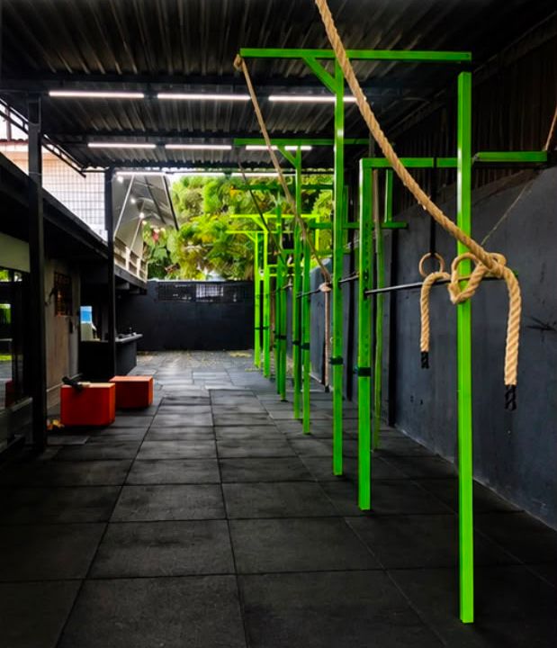 Imagem da estrutura da academia