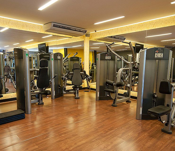 Imagem da estrutura da academia