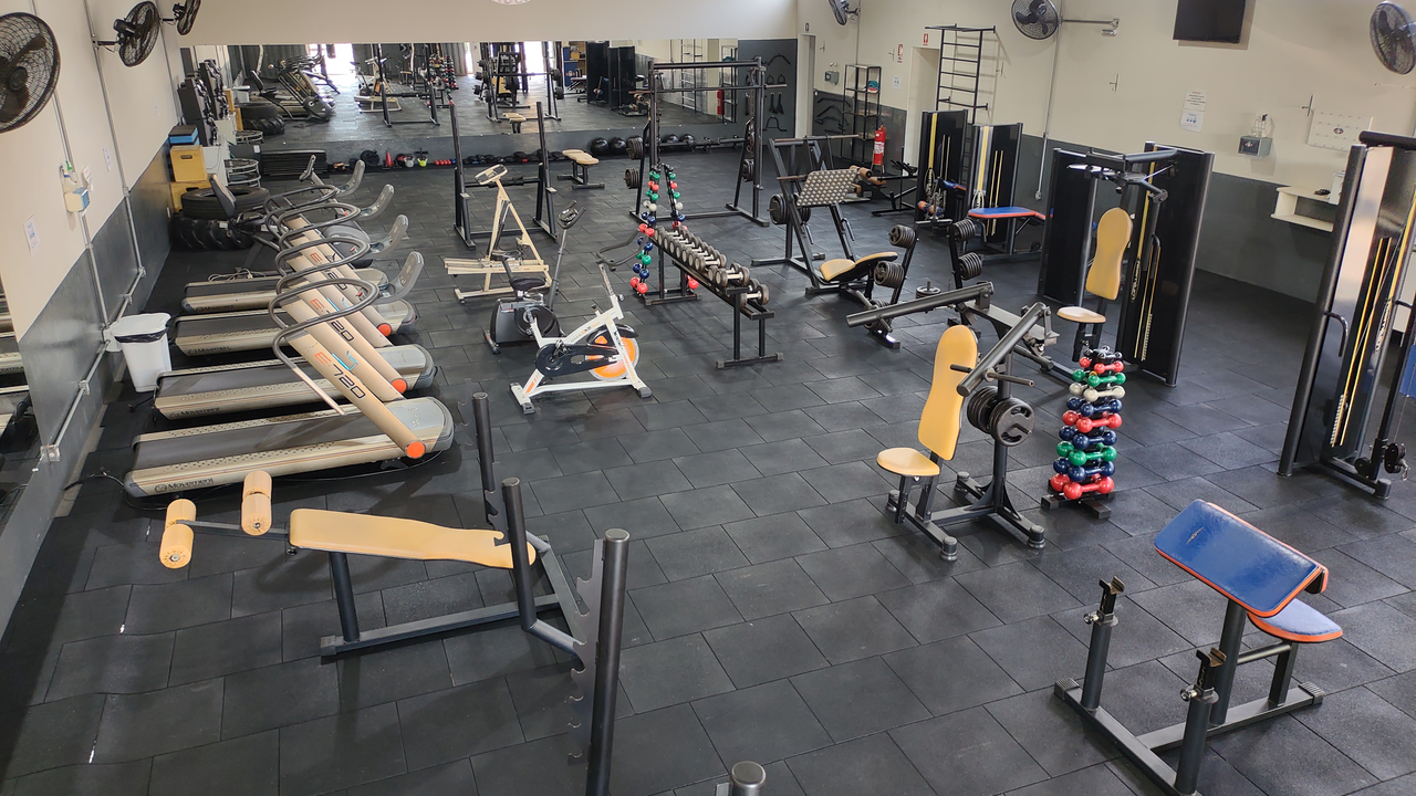 Imagem da estrutura da academia