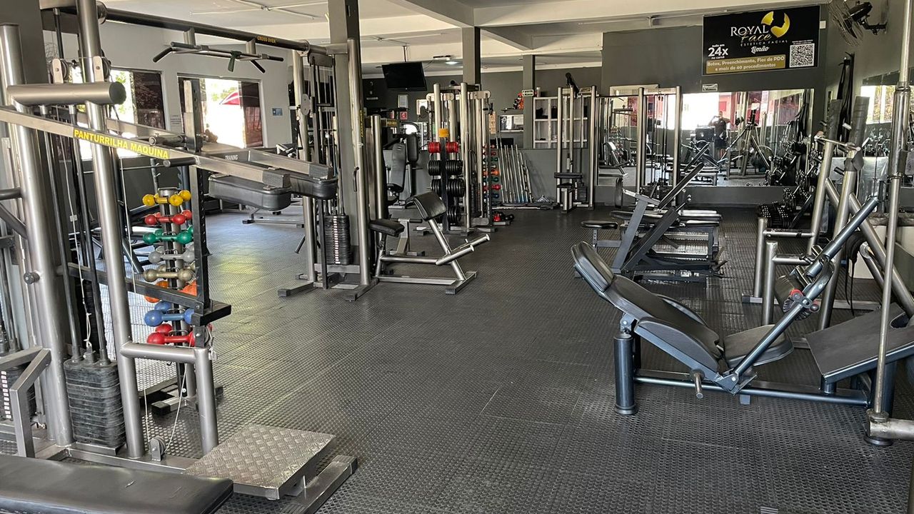 Imagem da estrutura da academia