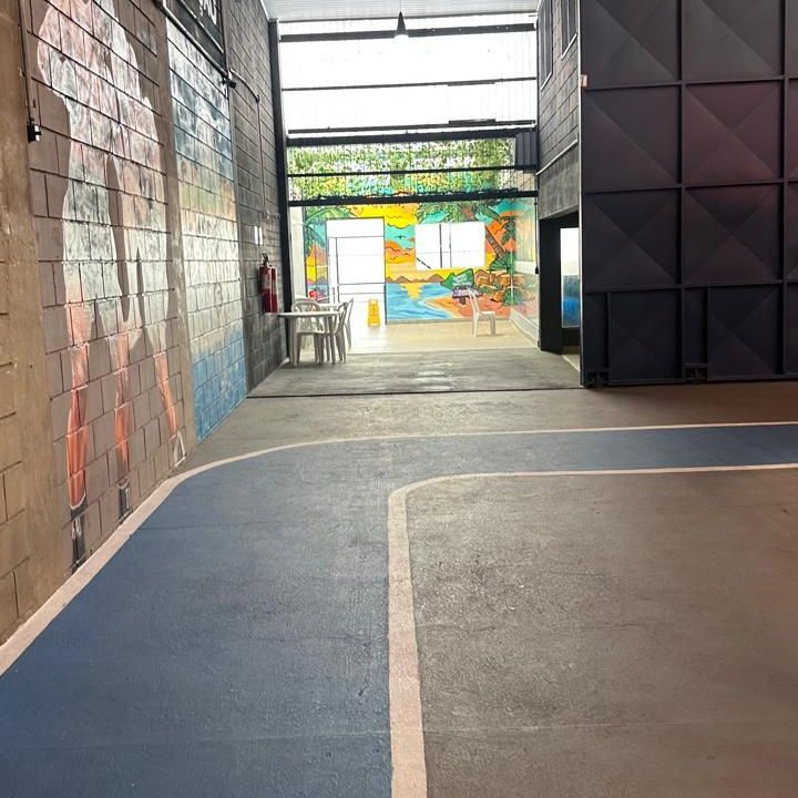 Imagem da estrutura da academia