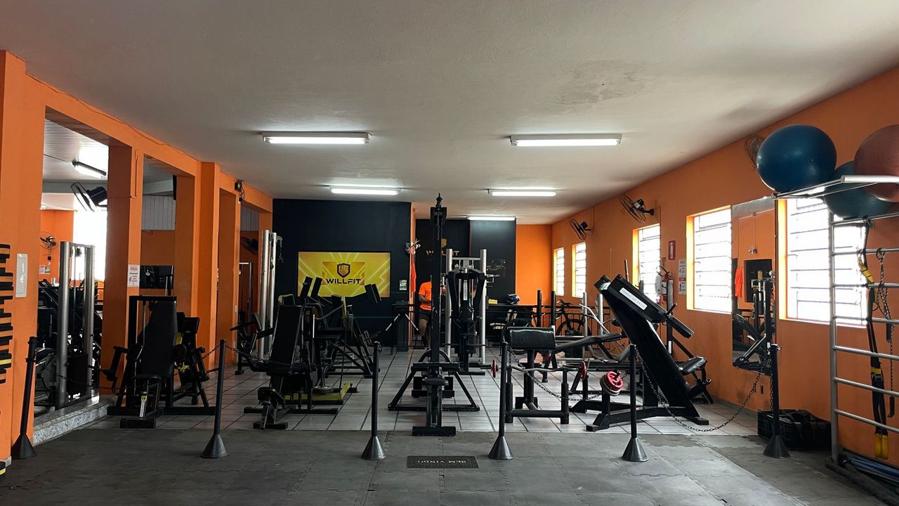 Imagem da estrutura da academia