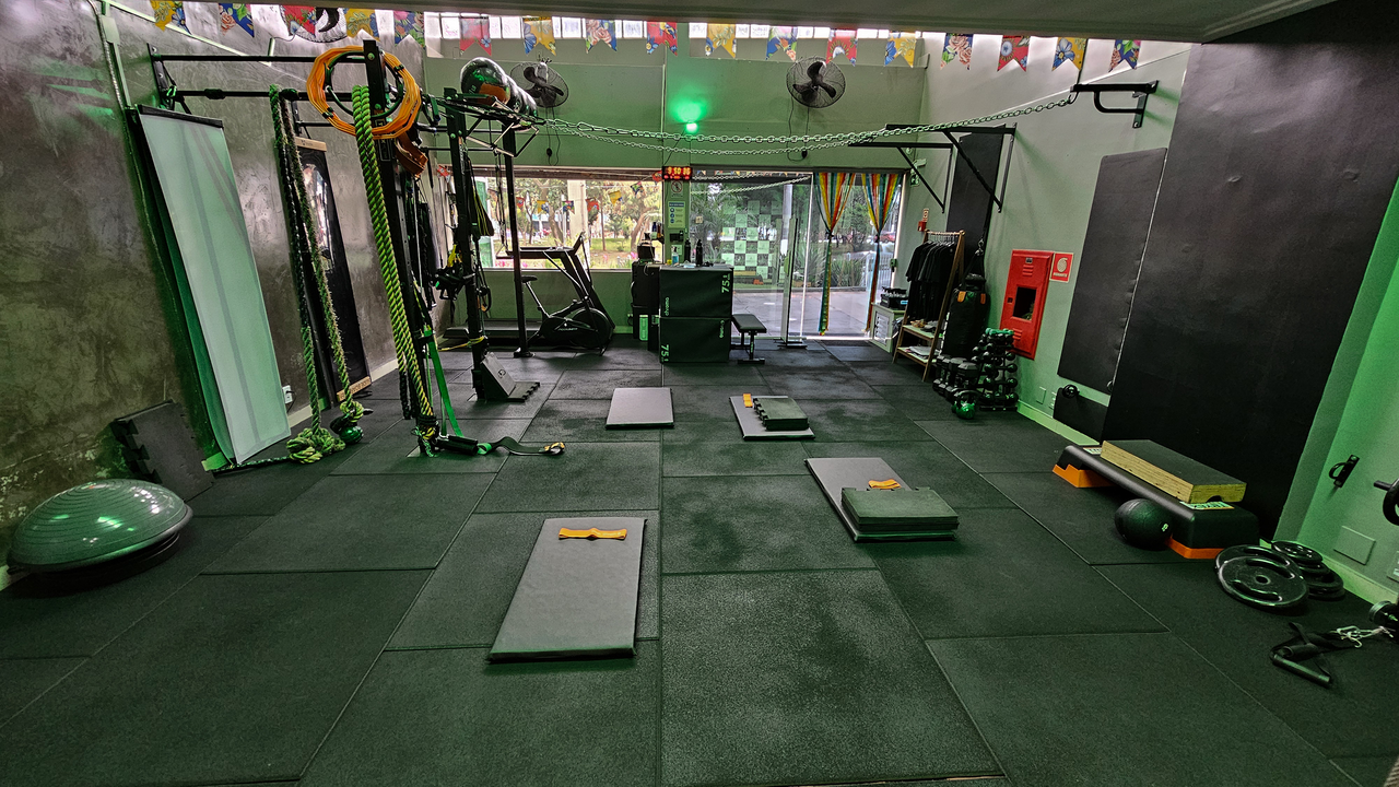 Imagem da estrutura da academia