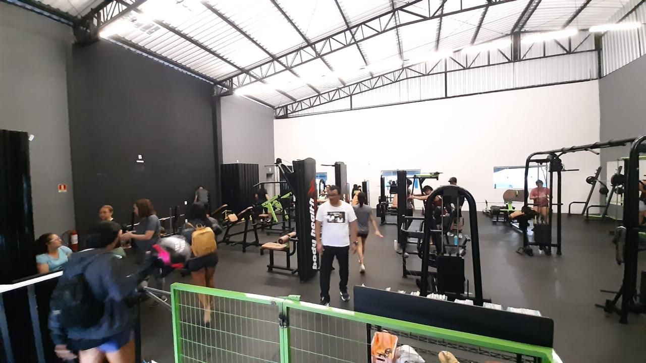 Imagem da estrutura da academia