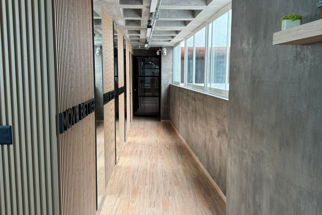 Imagem da estrutura da academia