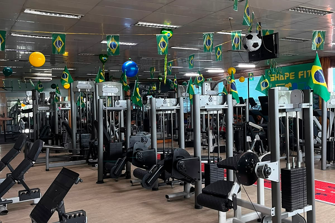 Imagem da estrutura da academia