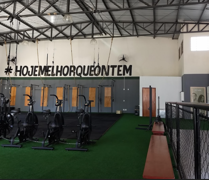 Imagem da estrutura da academia