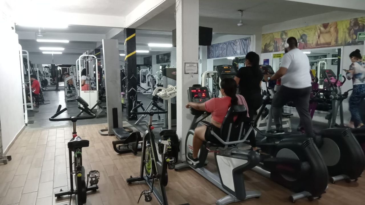 Imagem da estrutura da academia