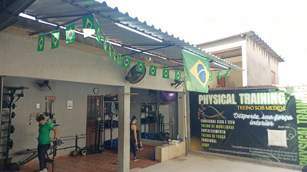 Imagem da estrutura da academia