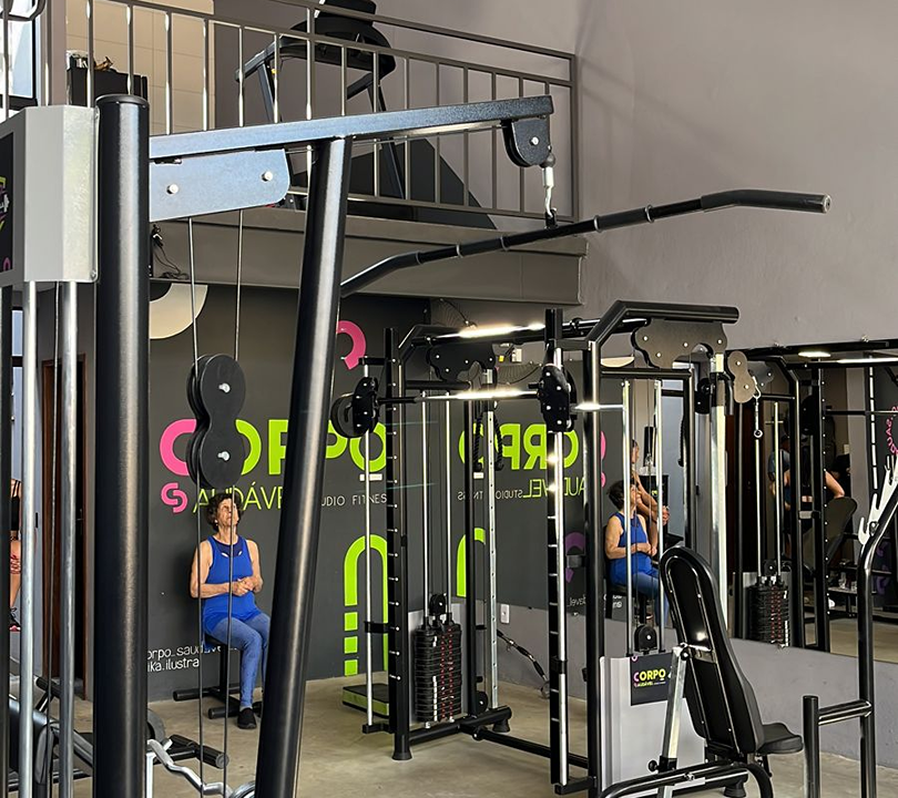 Imagem da estrutura da academia