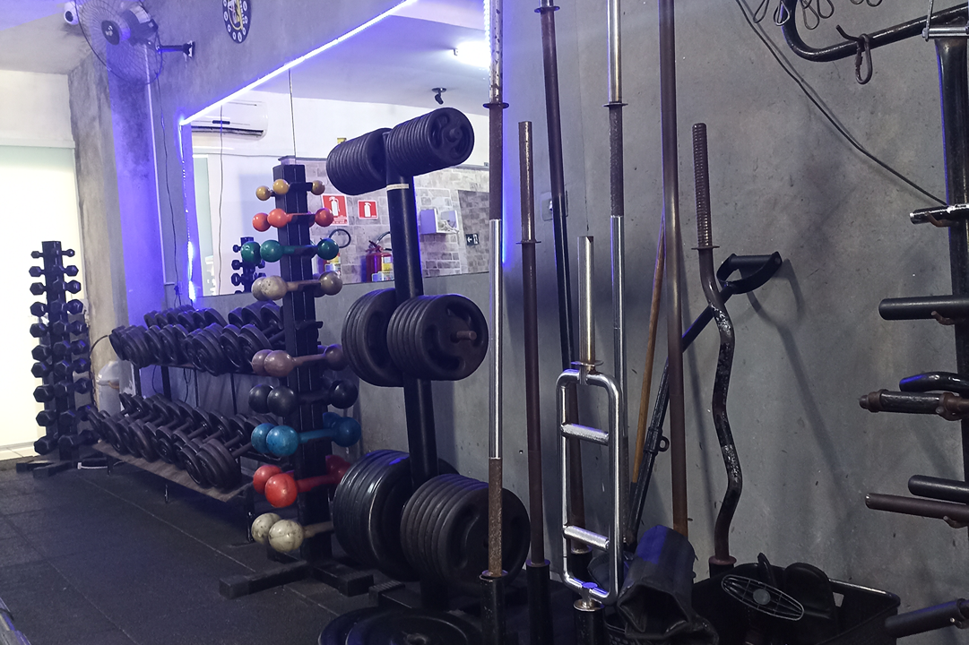 Imagem da estrutura da academia