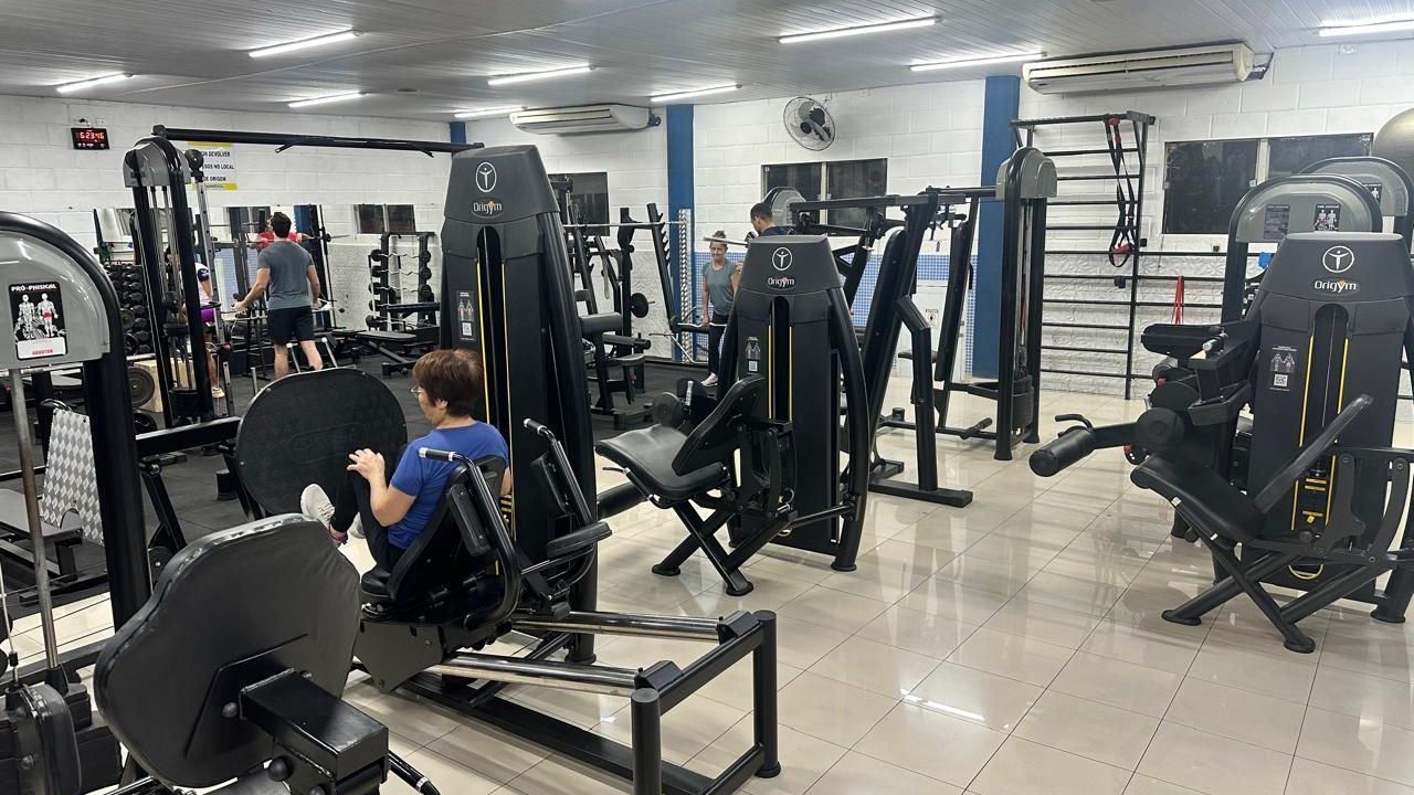 Imagem da estrutura da academia