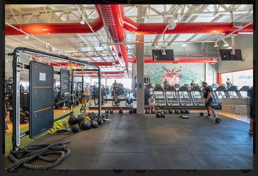 Imagem da estrutura da academia