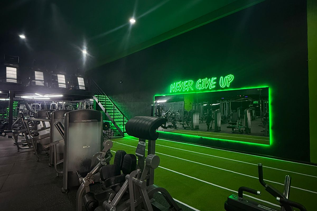 Imagem da estrutura da academia