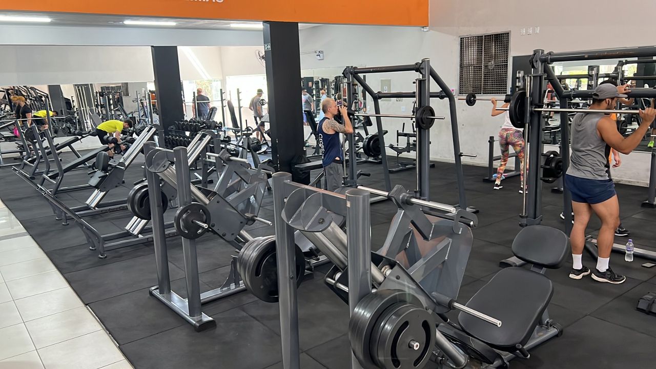 Imagem da estrutura da academia