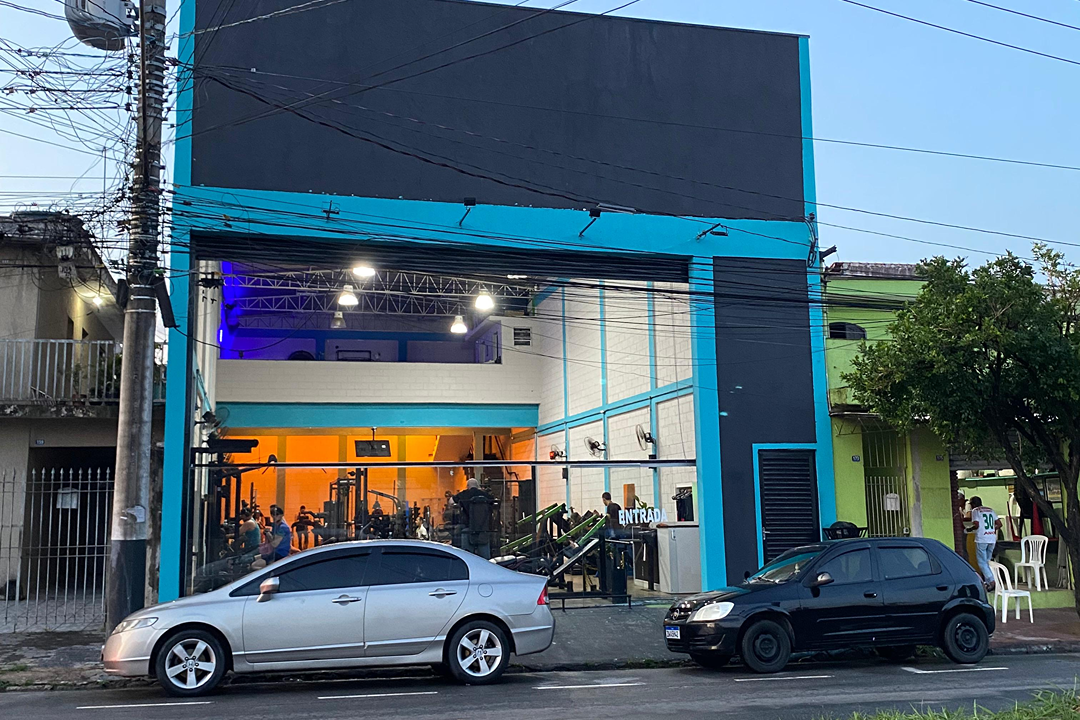 Imagem da estrutura da academia