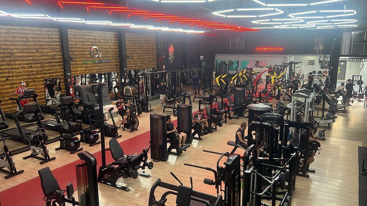 Imagem da estrutura da academia