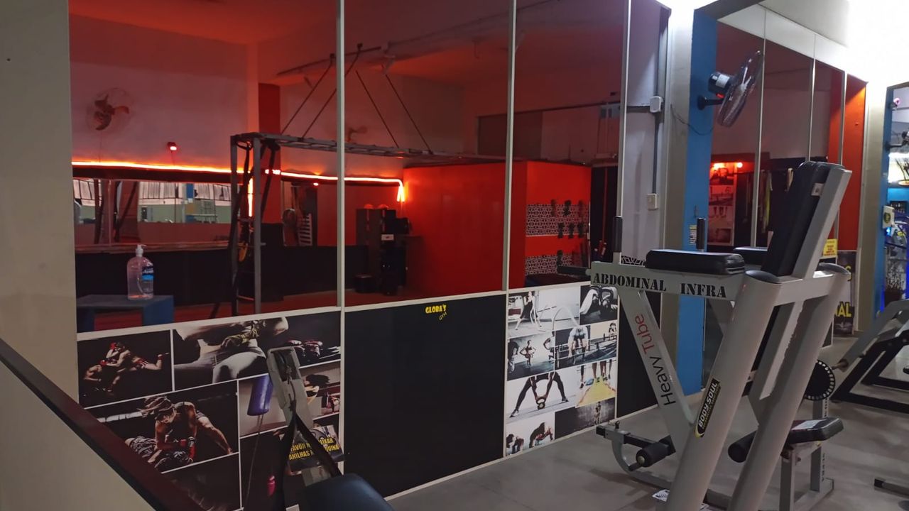 Imagem da estrutura da academia