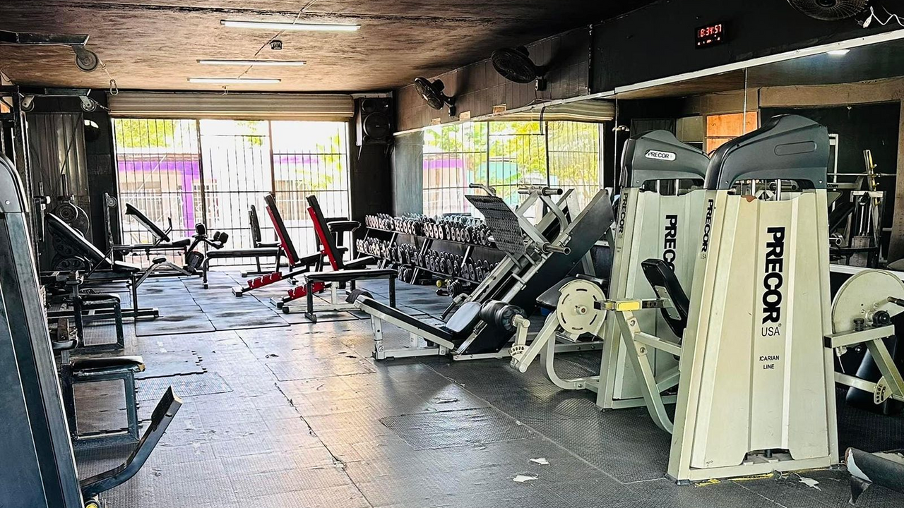 Imagem da estrutura da academia