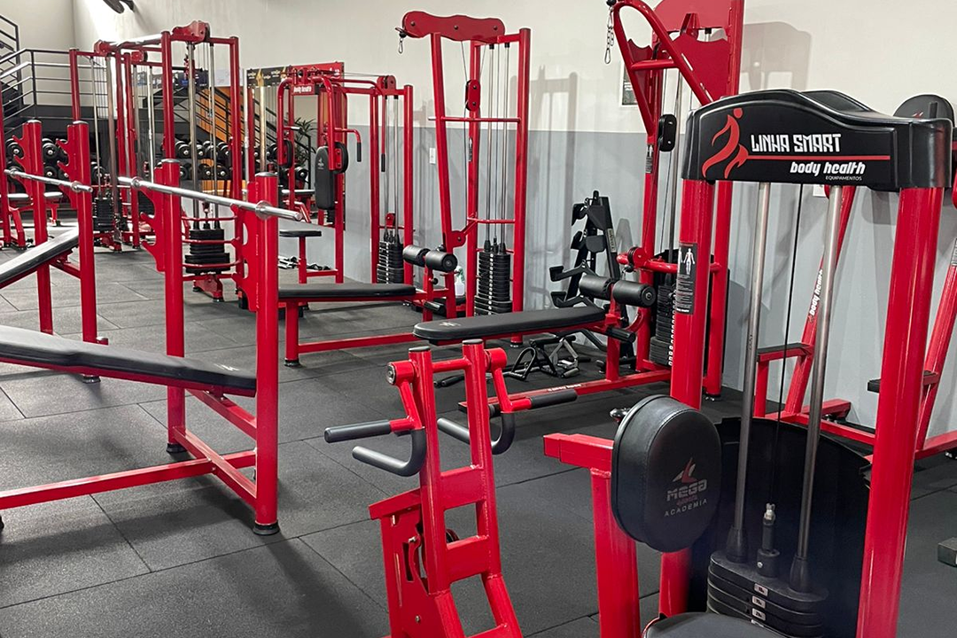 Imagem da estrutura da academia