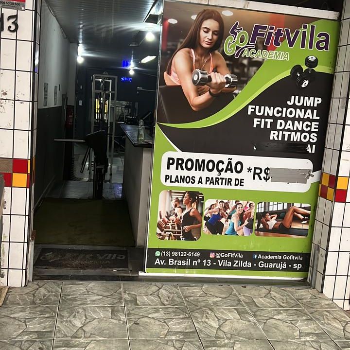 Imagem da estrutura da academia