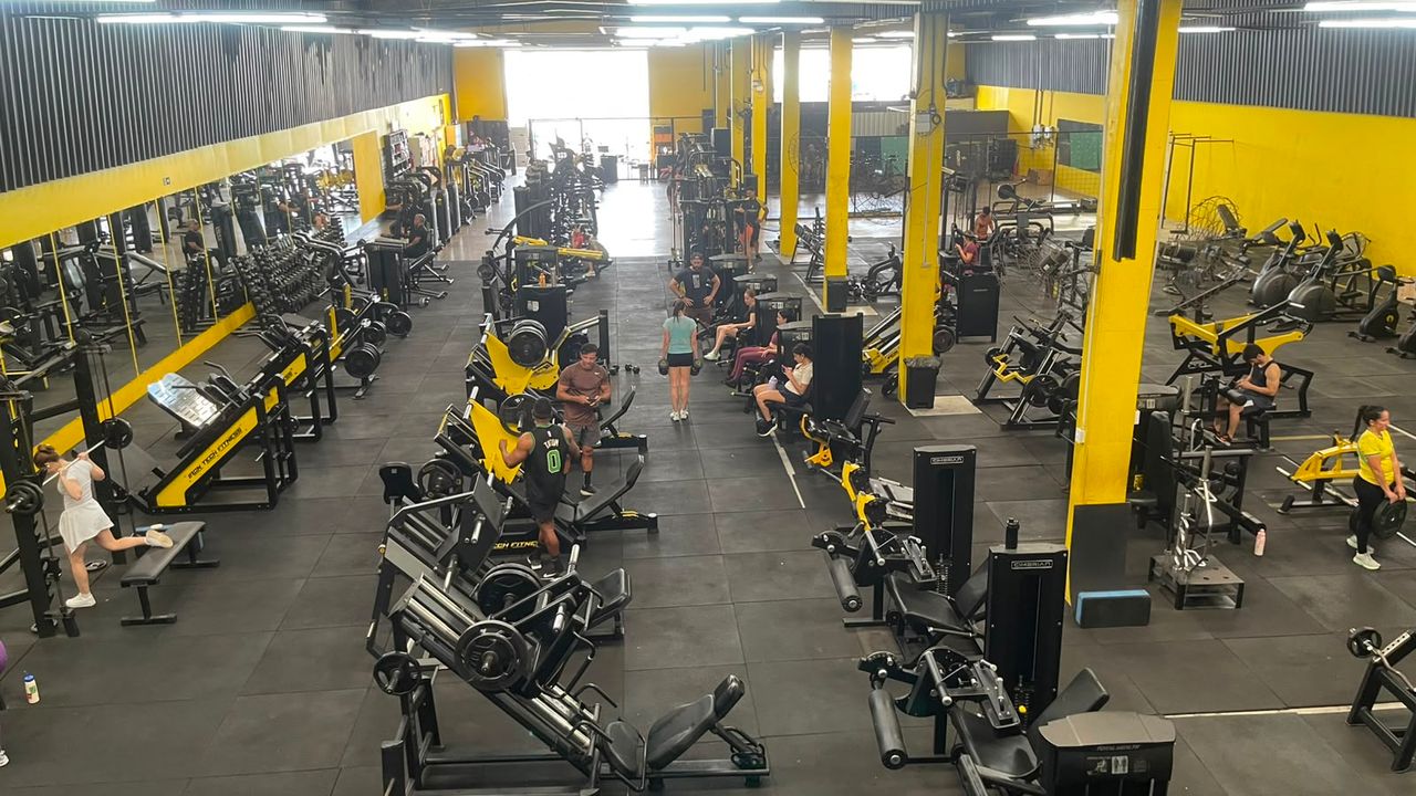 Imagem da estrutura da academia
