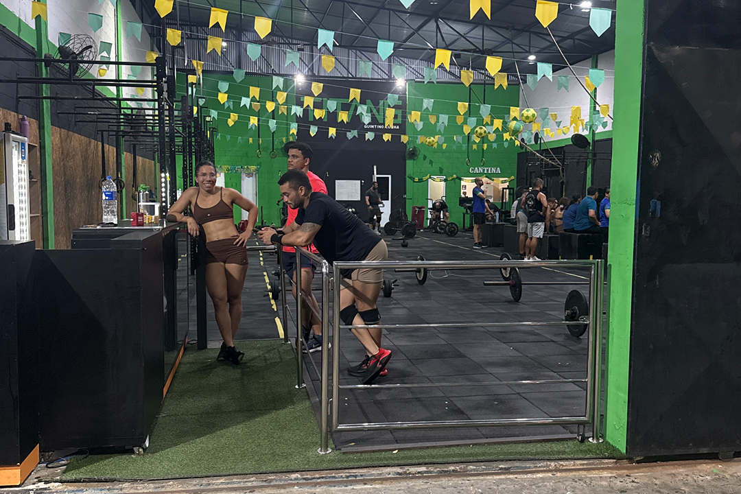 Imagem da estrutura da academia