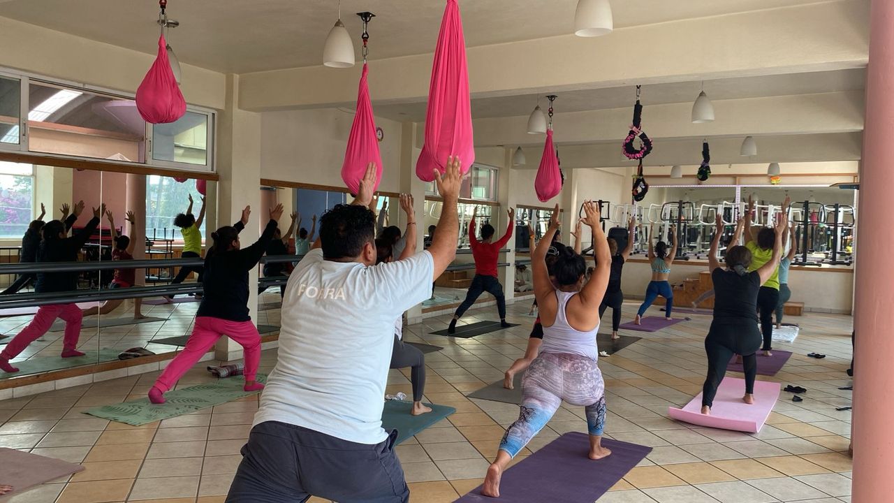 Imagem da estrutura da academia