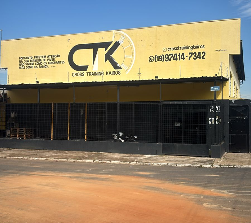 Imagem da estrutura da academia