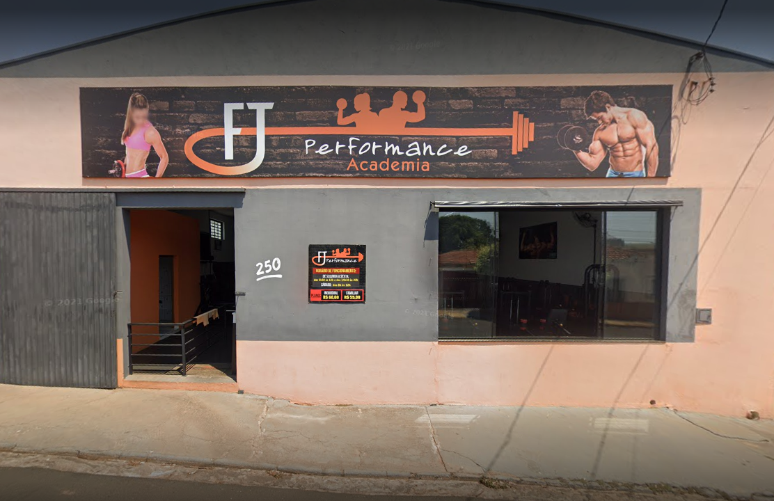 Imagem da estrutura da academia