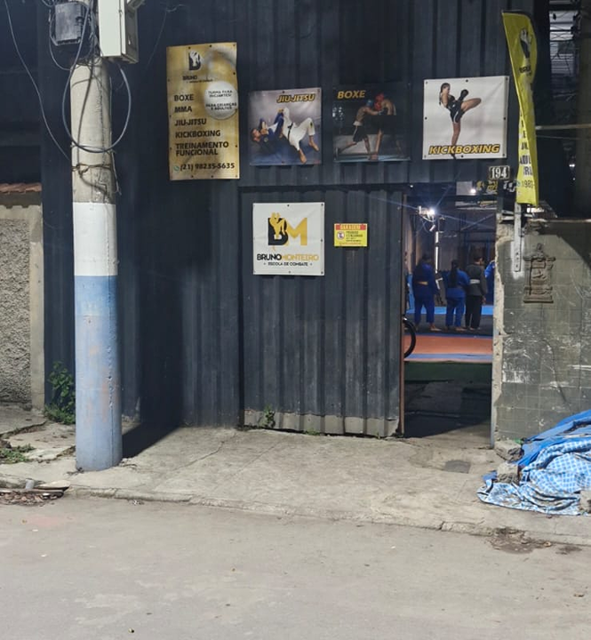 Imagem da estrutura da academia