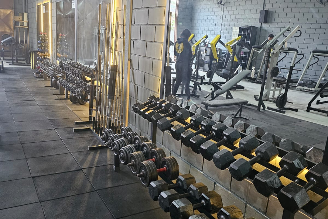 Imagem da estrutura da academia