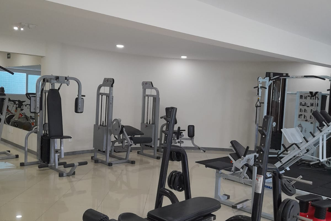 Imagem da estrutura da academia