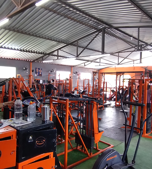 Imagem da estrutura da academia