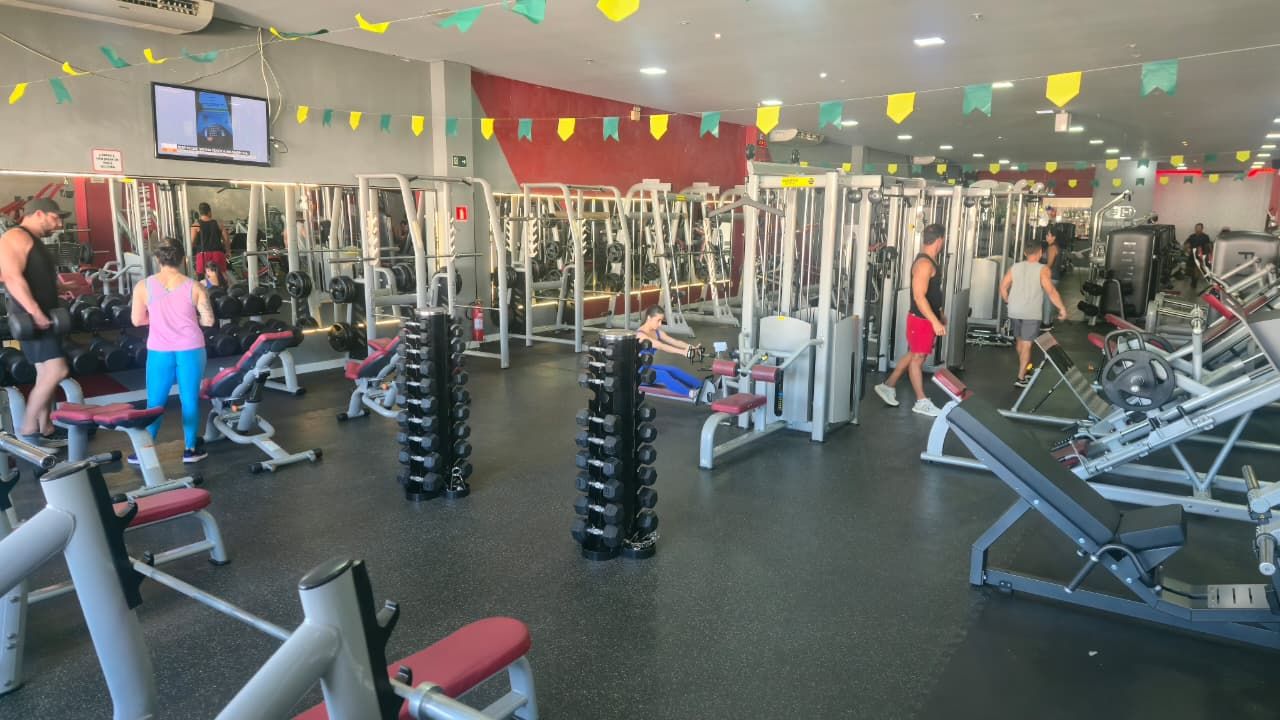 Imagem da estrutura da academia