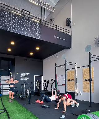 Imagem da estrutura da academia
