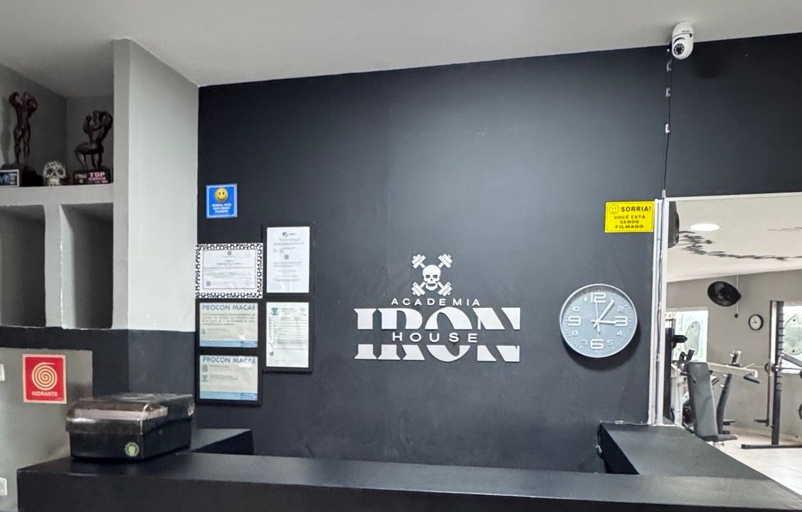 Imagem da estrutura da academia