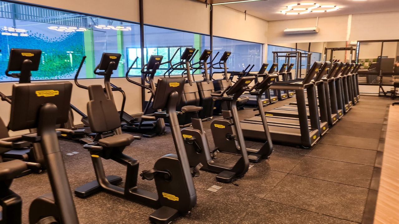 Imagem da estrutura da academia