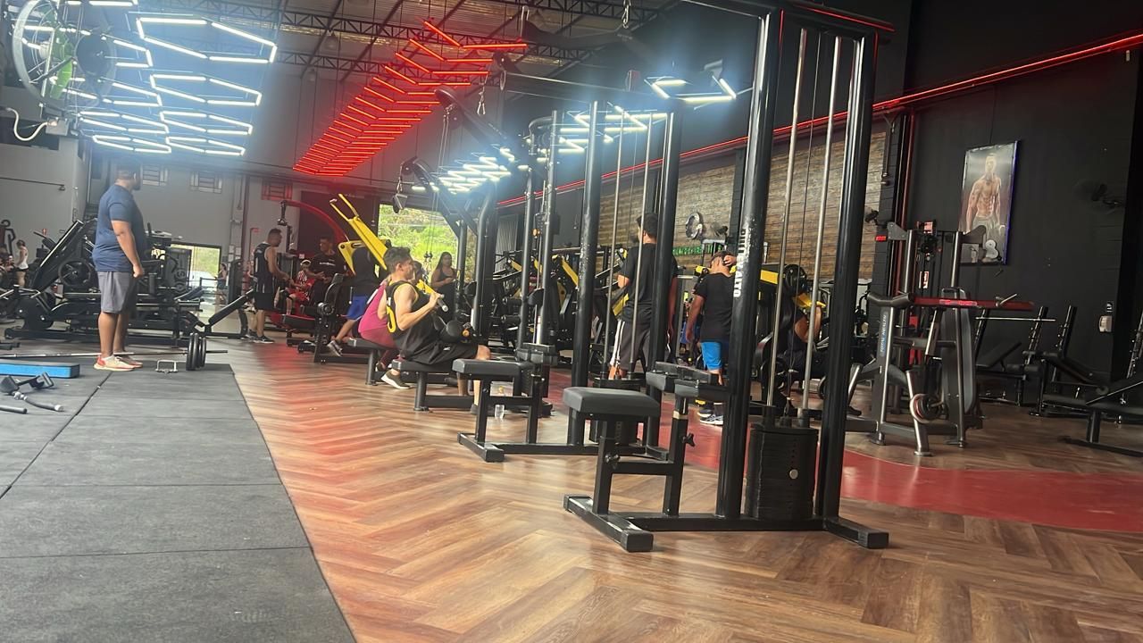 Imagem da estrutura da academia