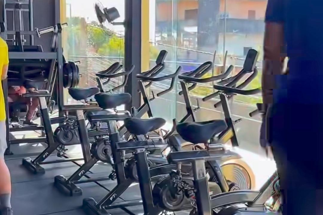 Imagem da estrutura da academia
