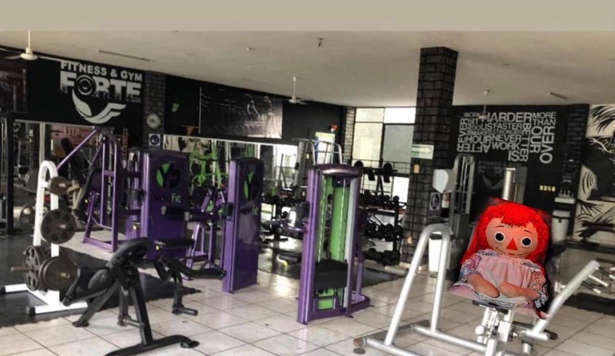 Imagem da estrutura da academia