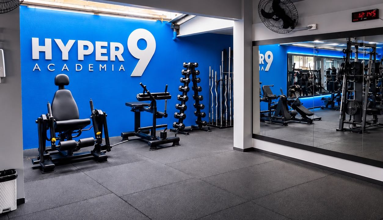 Imagem da estrutura da academia