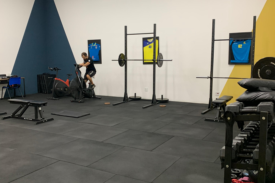 Imagem da estrutura da academia