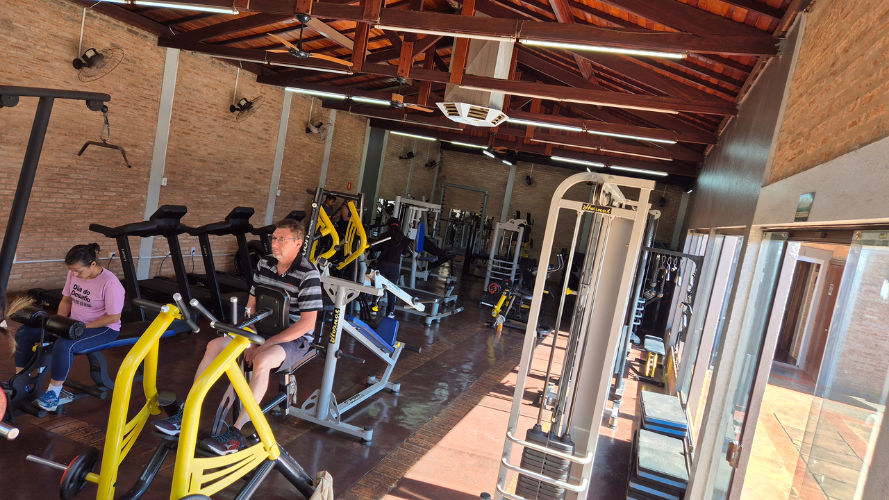 Imagem da estrutura da academia