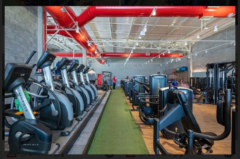 Imagem da estrutura da academia