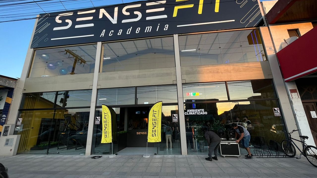 Imagem da estrutura da academia