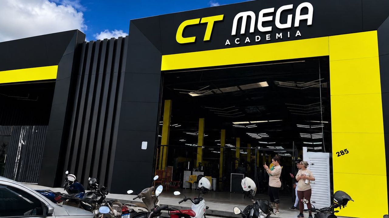Imagem da estrutura da academia
